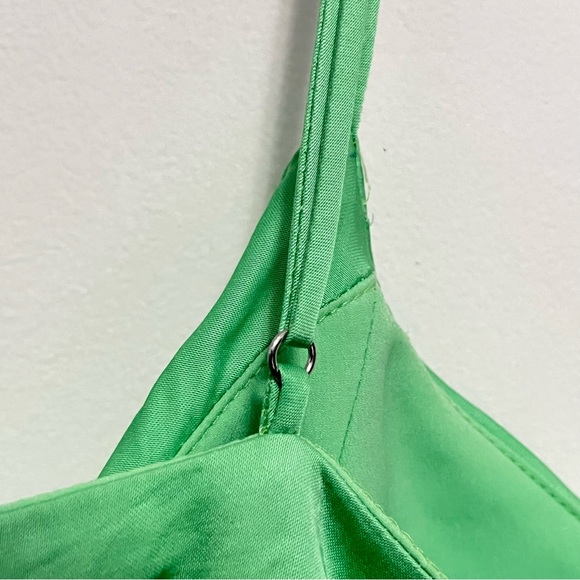 Zara Satin Silk Cowl Neck Corset Tank Camisole Crop Top. - Picture 6 of 7